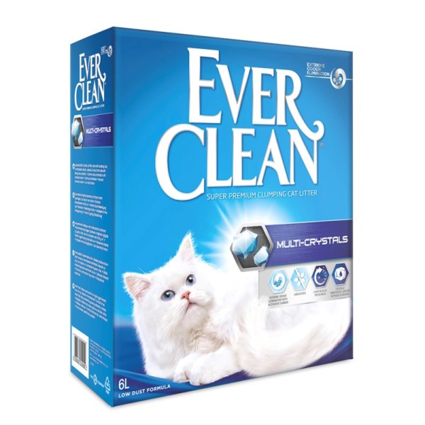 lovecats-Ever Clean Multi Crystals 6lt