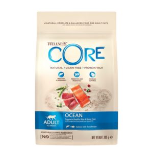 lovecats-Wellness Core Adult Ocean Salmon & Tuna 300gr