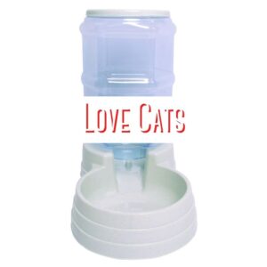 lovecats.gr Δοχείο Αυτόματης Βρώσης Για Γάτες 2.5l